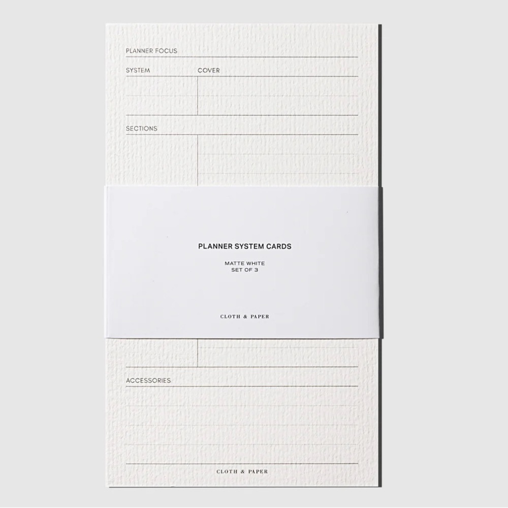 Cloth & Paper journaling card set